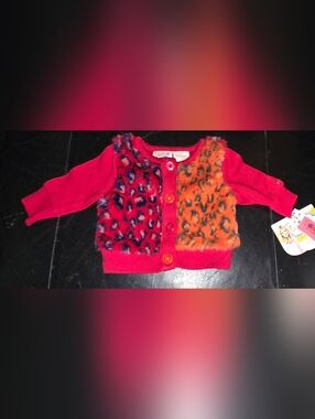 Truly Scrumptious By Heidi Klum Newborn Sweater NWT Soft & Fuzzy